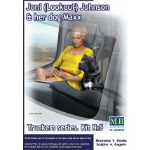 Joni (Lookout) Johnson & dog Maxx - Trucker series