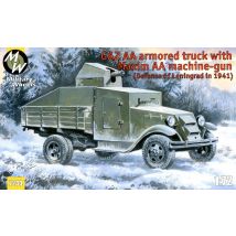 GAZ AA armored truck with Maxim AA gun