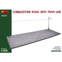 Cobblestone Road w/Tram Line
