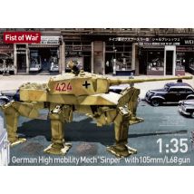 German High mobility Mech Sinper with 105mm/L68 gun - Fist of War