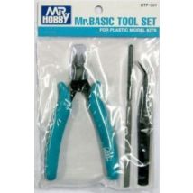 Basic Tool Set(Nipper,Angled Tweezer,File)for Plastic ModelKits