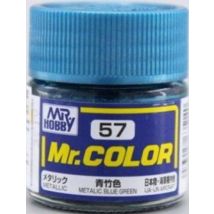 Mr. Color (10 ml) Metallic Blue Green