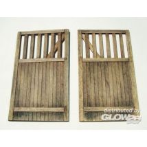 Wooden gate - straight