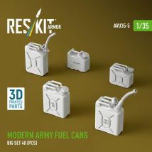 Modern army fuel cans, big set (3D Printed)