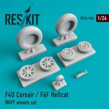 F4U Corsair / F6F Hellcat NAVY - Wheels set