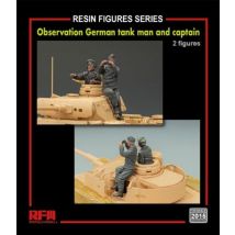 Observation German tank man and captain(2 resin figures)