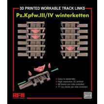 Workable track links - Pz.III/IV Winterketten (3D printed)