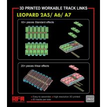 Workable track links - Leopard 2A5/A6/A7 (3D printed)