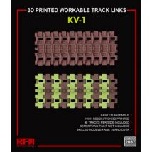 Workable track links - KV-1 (3D printed)