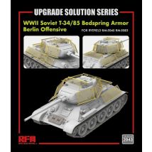 WWII Soviet T-34/85 Bedspring Armor (Berlin Offensive)
