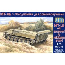 MT-LB with equipment for selfdigging around