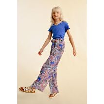 Pantalon large à imprimé