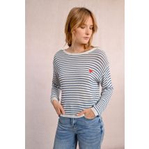 Pull rayé