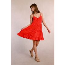 Robe courte à bretelles