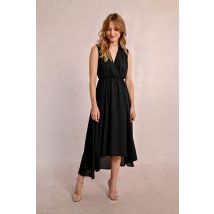 Robe longue semi-transparente