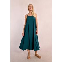 Robe longue à bretelles