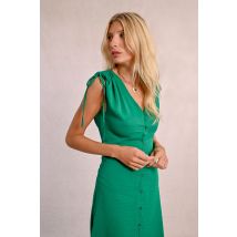 Robe mi-longue fluide