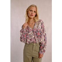 Blouse oversize imprimée
