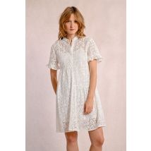 Robe chemise en dentelle