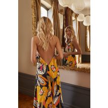 Robe longue imprimée