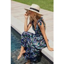 Robe longue et fluide à imprimé