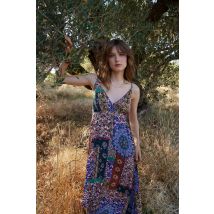 Robe longue imprimée
