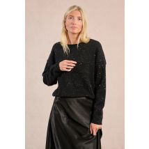 Pull dos nu à sequins