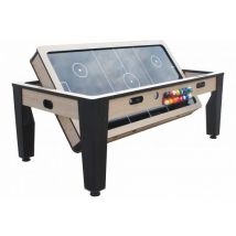 Table rotative Billard + Air Hockey + ping-pong et table industrielle 7FT