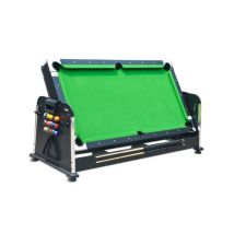 Table multi-jeux rotative 4 en 1 Tapis Vert