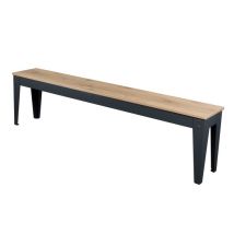 Banc René Pierre pieds gris