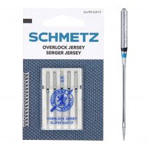 Aiguilles machine Schmetz surjeteuses jersey chrome finish 90 - blister de 5 - Schmetz - Mondial Tissus