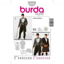 Patron Burda 2530 - déguisement homme gentleman - Burda - Mondial Tissus