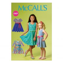 Patron McCall's 6915CHJ Robes patineuses pour enfant 7-14 ans - McCall's - Mondial Tissus