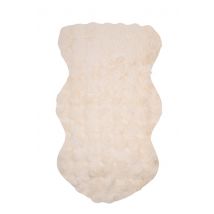 Tapis fausse fourrure écru 60x100cm - MT - Mondial Tissus