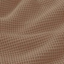 Tissu éponge nid d'abeille châtaigne - Mondial Tissus