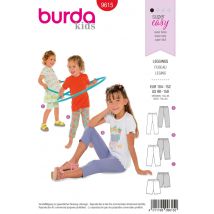 Patron Burda 9615 -Legging enfant - Burda - Mondial Tissus