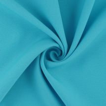 Tissu polyester Burlington turquoise - Mondial Tissus