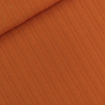 Tissu matelassé double surpiqûre orange - See You At Six - See You at Six - Mondial Tissus