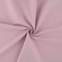 Tissu flanelle bio légère rose - Mondial Tissus