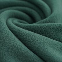 Tissu polaire polyester recyclé vert - Mondial Tissus
