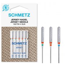 Aiguilles machine Schmetz jersey assorties 70 a 10 et 90 a 14 - 130/705 H SUK - Schmetz - Mondial Tissus