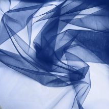 Tissu Tulle élastique grande largeur bleu roi - Mondial Tissus