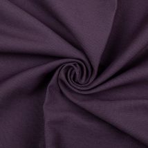 Tissu coton épais Panama 280 cm prune - Mondial Tissus