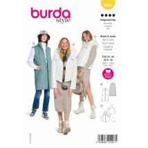 Patron Burda gilet & veste N° 5869 - Burda - Mondial Tissus