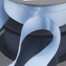 Ruban satin double face 25mm bleu ciel col332 - MT - Mondial Tissus