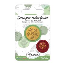 Sceau pour cachet de cire feuillage - Bernette - Mondial Tissus