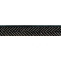 Double cordon chevron noir - Mondial Tissus