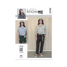 Patron Know Me ME2041BB short et pantalon pour hommes 56-64 - Know Me - Mondial Tissus