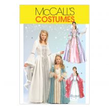 Patron McCALL's M5731KIDS Robe de princesses pour Enfant 3 à 8 ans - McCall's - Mondial Tissus