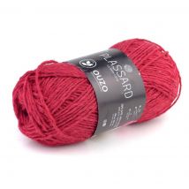 Pelote de fil à tricoter Ouzo rouge 100 m - Plassard